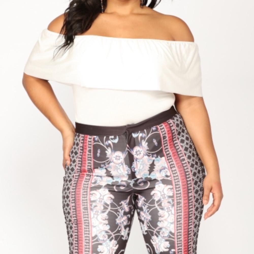 NWOT Off the Shoulder Bodysuit- Plus Size